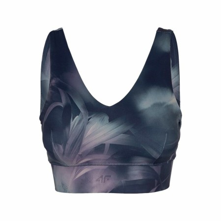 Reggiseno Sportivo 4F Grigio Yoga