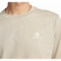 Maglia a Maniche Corte Unisex Converse Classic Fit Left Chest Star Chevron Beige