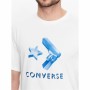 Maglia a Maniche Corte Uomo Converse Crystals Bianco