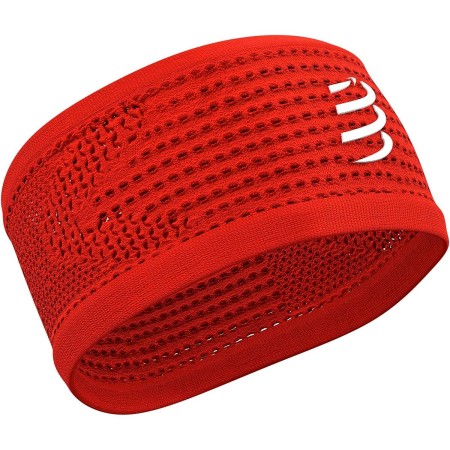 Fascia Sportiva per la Testa Compressport On/Off Rosso Scuro Taglia unica