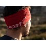 Fascia Sportiva per la Testa Compressport On/Off Rosso Scuro Taglia unica