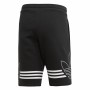 Pantaloni Corti Sportivi da Uomo Adidas Outline Nero