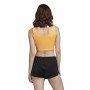 Reggiseno Sportivo Adidas 3 stripes Dorato