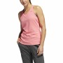 Maglia Smanicata da Donna Adidas 3 Stripes Tank Rosa