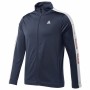 Giacca Sportiva da Uomo Reebok Essentials Linear Logo Blu scuro