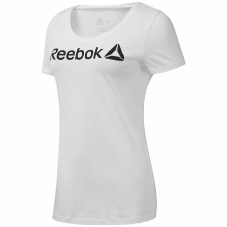 Maglia a Maniche Corte Donna Reebok Scoop Neck Bianco