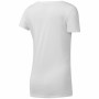 Maglia a Maniche Corte Donna Reebok Scoop Neck Bianco