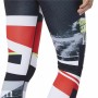 Leggings Sportivo da Donna Reebok Wor Engineered Nero