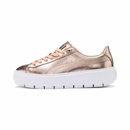 Scarpe Casual da Donna Puma Basket Platform Trace Luxe