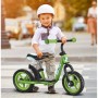 Bicicletta per Bambini Skids Control Verde Acciaio Poggiapiedi