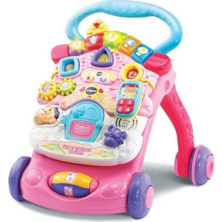 Cavalcabili Vtech Super Trotteur Parlant 2 En 1 Rose Rosa