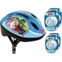 Kit casco e ginocchiere Stamp AVENGERS