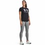 Leggings Sportivi Under Armour Favorite Wordmark W Grigio scuro