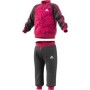 Tuta per Neonati Adidas I Bball Jog FT Nero Rosa