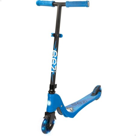 Monopattino Scooter Eezi Azzurro Luci LED