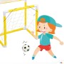 Gioco di mira Colorbaby Bersaglio Rete da Calcio 48,5 x 113 x 35,5 cm (2 Unità)