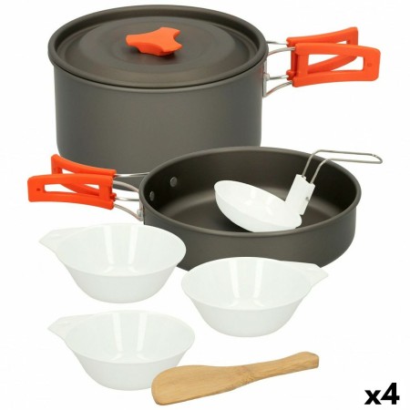 Set da Cucina Aktive Alluminio Plastica 16 x 8,9 x 16 cm (4 Unità)