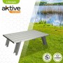 Tavolo Pieghevole Aktive Argentato Alluminio 40 x 13 x 28,5 cm (4 Unità)