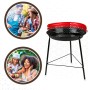 Barbecue Portatile Aktive Rosso Ferro Plastica 37 x 44 x 33 cm