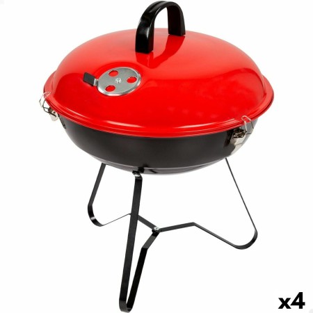 Barbecue Portatile Aktive Rosso Metallo smaltato Ø 36 cm 36 x 44 x 36 cm