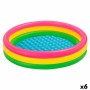 Piscina Gonfiabile per Bambini Intex Sunset Anelli 131 L 114 x 25 x 114 cm (6 Unità)