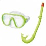 Occhialini da Snorkeling e Boccaglio Intex Adventurer Verde (6 Unità)