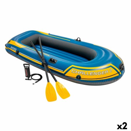 Barca Gonfiabile Intex Challenger 2 2 Unità 236 x 41 x 114 cm