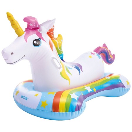 Figura Gonfiabile per Piscina Intex Ride On     Unicorno 163 x 82 x 86 cm