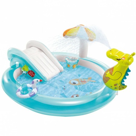 Piscina Gonfiabile per Bambini Intex Gator Play Center     201 x 84 x 17 cm