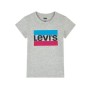 Maglia a Maniche Corte Bambino Levi's Sportswear Logo Tee Grigio