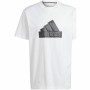 Maglia a Maniche Corte Uomo Adidas FI BOS T IN1623 Bianco