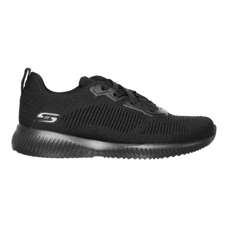 Scarpe da Donna per Camminare Skechers BOBS SQUAD TOUGH TALK 32504 Nero