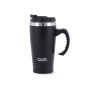 Tazza Thermos con Coperchio Quid Cocco Con maniglia Acciaio inossidabile Nero 450 ml