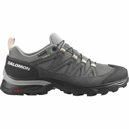 Scarpe Sportive da Donna Salomon X Ward GORE-TEX Pelle Montagna Grigio