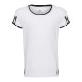 Maglia a Maniche Corte per Bambini Adidas CLUB TEE DU2464 Bianco Poliestere