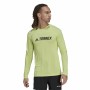 Camicia a Maniche Lunghe Uomo Adidas Terrex Primeblue Trail Verde limone