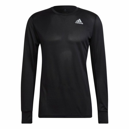 Maglia a Maniche Lunghe Uomo Adidas Own The Run Nero