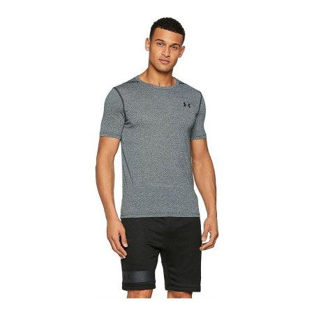 Maglia a Compressione a Maniche Corte da Uomo Under Armour 1289588-006 Grigio