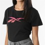 Maglia a Maniche Corte Donna Reebok Vector Graphic Nero