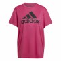 Maglia a Maniche Corte Donna Adidas Boyfriend Sport Rosa scuro