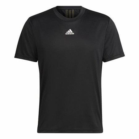 Maglia a Maniche Corte Uomo Adidas Aeroready HIIT Back Nero