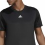 Maglia a Maniche Corte Uomo Adidas Aeroready HIIT Back Nero