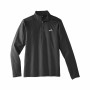 Maglia a Maniche Lunghe Uomo Brooks Dash 1/2 Zip 2.0 Nero