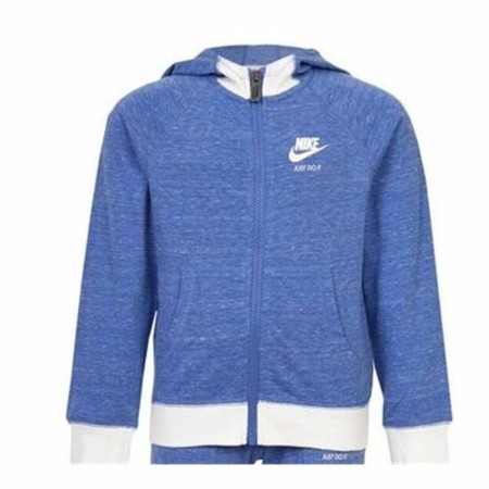 Felpa per Bambini Nike 842-B9A Azzurro