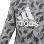 Felpa senza Cappuccio da Bambina Adidas ID Crew Grigio Grigio chiaro