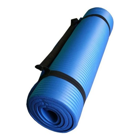 Tappetino di Yoga in Juta Softee Fitness Matrixcell Azzurro (120 x 60 cm)