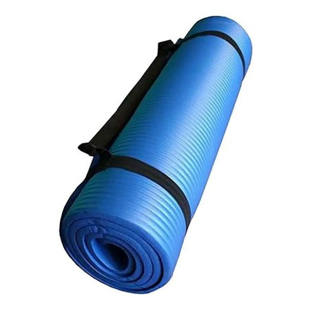 Tappetino di Yoga in Juta Softee Fitness Matrixcell Azzurro (180 x 60 cm)