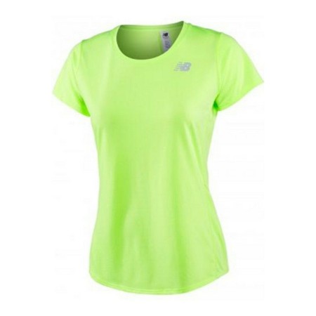 Maglia a Maniche Corte Donna ACCELERATE New Balance WT73128 BIO Giallo