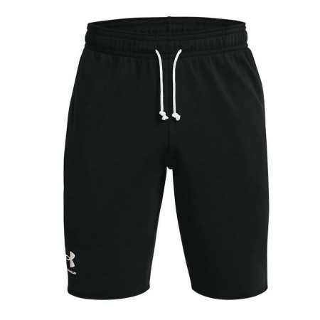 Pantaloni Corti Sportivi da Uomo Under Armour Rival Terry Nero