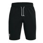 Pantaloni Corti Sportivi da Uomo Under Armour Rival Terry Nero